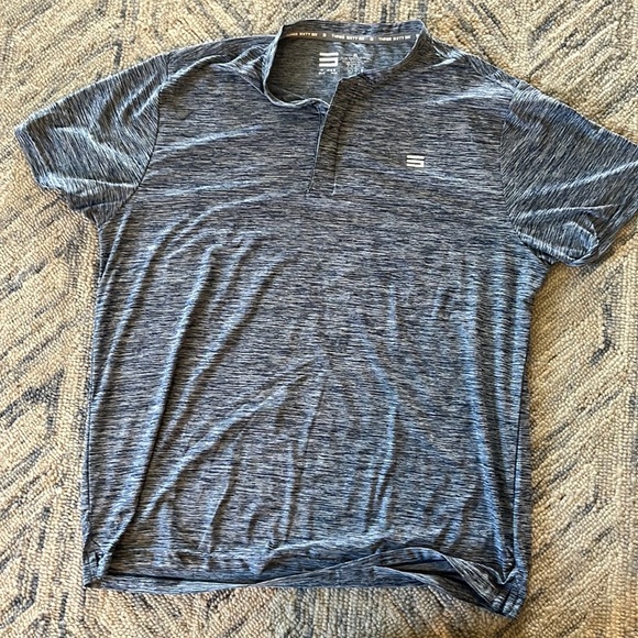 Three Sixty Six Shirts Mens Collarless Golf Shirt Size Xl Poshmark